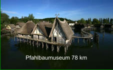 Pfahlbaumuseum 78 km