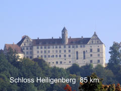 Schloss Heiligenberg  85 km