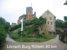 Lrrach Burg Rtteln 80 km