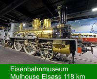 Eisenbahnmuseum Mulhouse Elsass 118 km